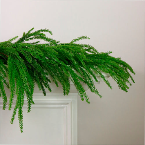 Real Touch Extra Full, Weeping Norfolk Pine Garland 185cm