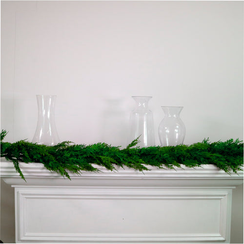 Real Touch Cedar Pine Garland