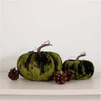 Autumn Single Velvet Pumpkin (20cm)