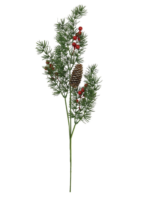 Xmas Royal Pine & Berry Stem