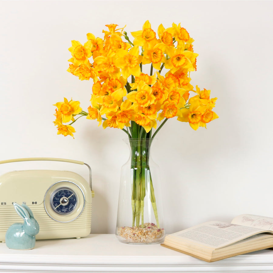 Ruffled Daffodil Spray