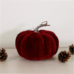 Autumn Single Velvet Pumpkin (20cm)