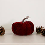 Autumn Single Velvet Pumpkin (14cm)