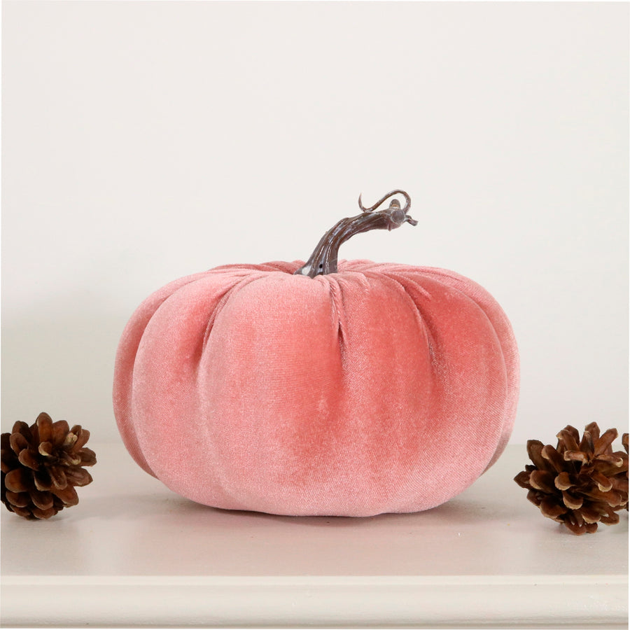 Autumn Single Velvet Pumpkin (20cm)