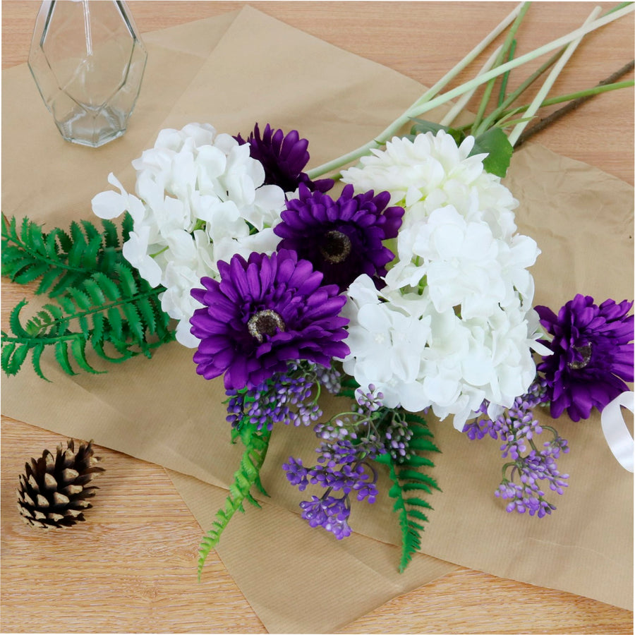 Open Top Spring Fern Mixed Bouquet