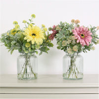 Gerbera Arrangement in Ribbed Vase Mixed Box (qty 6)