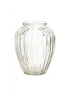 Round Ribbed Vase (13cm)