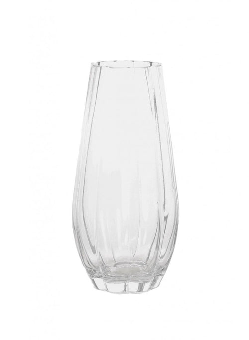 Ribbed Barrel Vase (25cm)