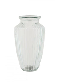 Ribbed Urn Vase (20cm)