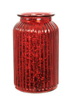 Metallic Ribbed Jar (18.5cm)