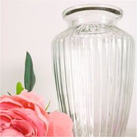 Ribbed Urn Vase (20cm)