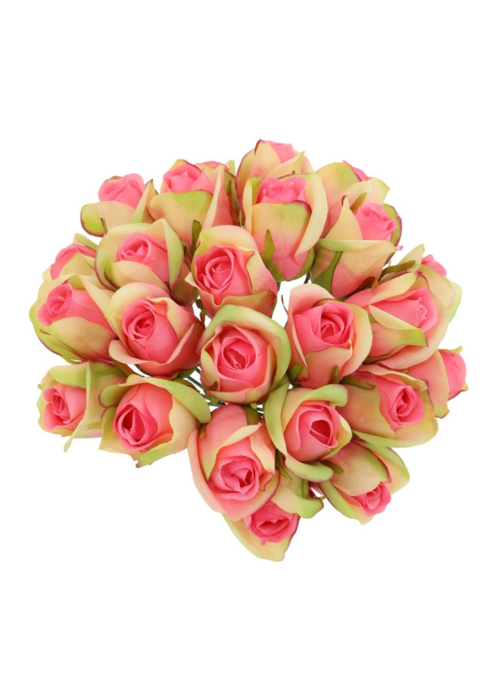 Silk Rose on Wire Stem (24x Stems) 27cm | Lotus Imports Ltd