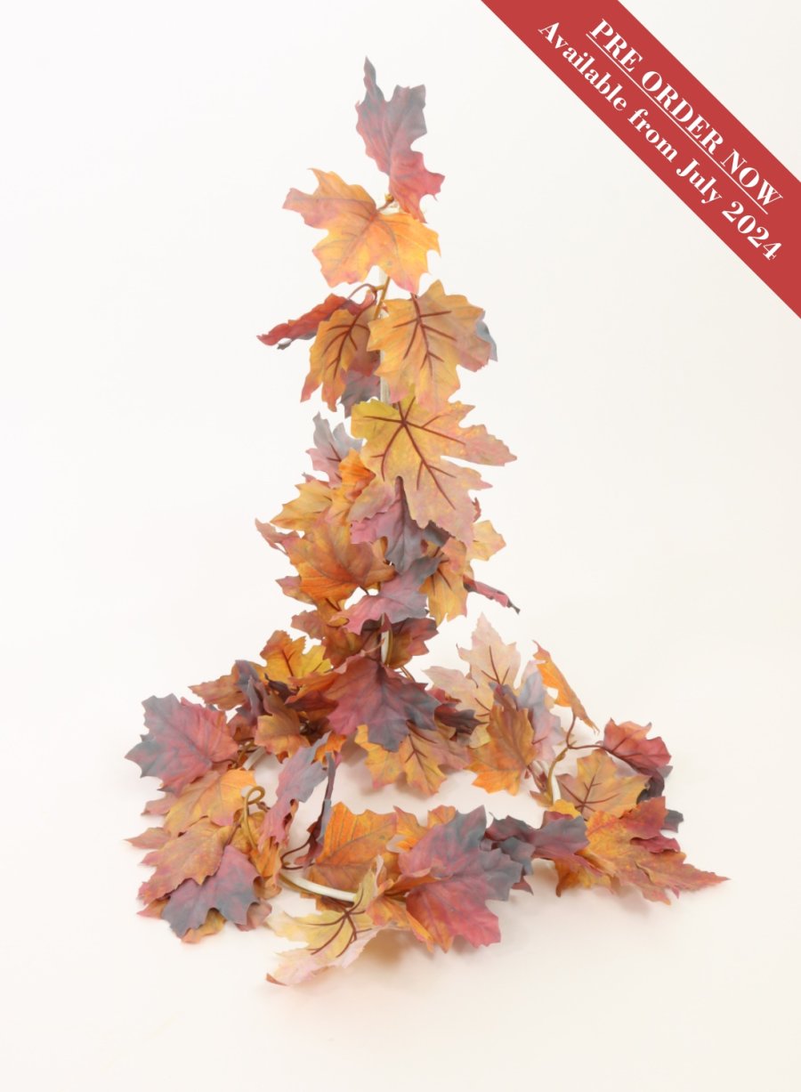 Autumn Printed Maple Leaf Garland