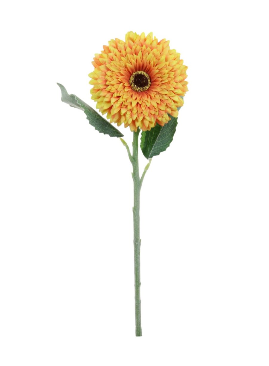 Dried Touch Flocked Gerbera