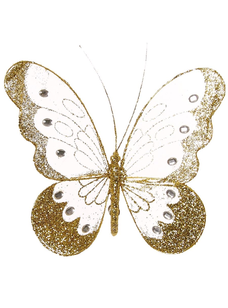 18cm Mesh Butterflies - 8 Colours Available | Lotus Imports Ltd