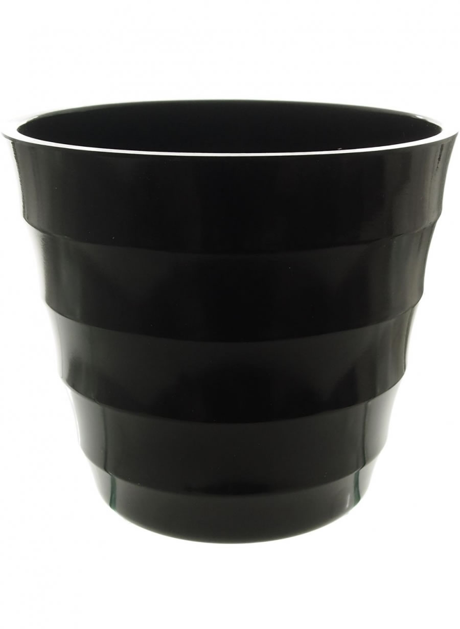 Ribbed Plastic Pots (25cm)