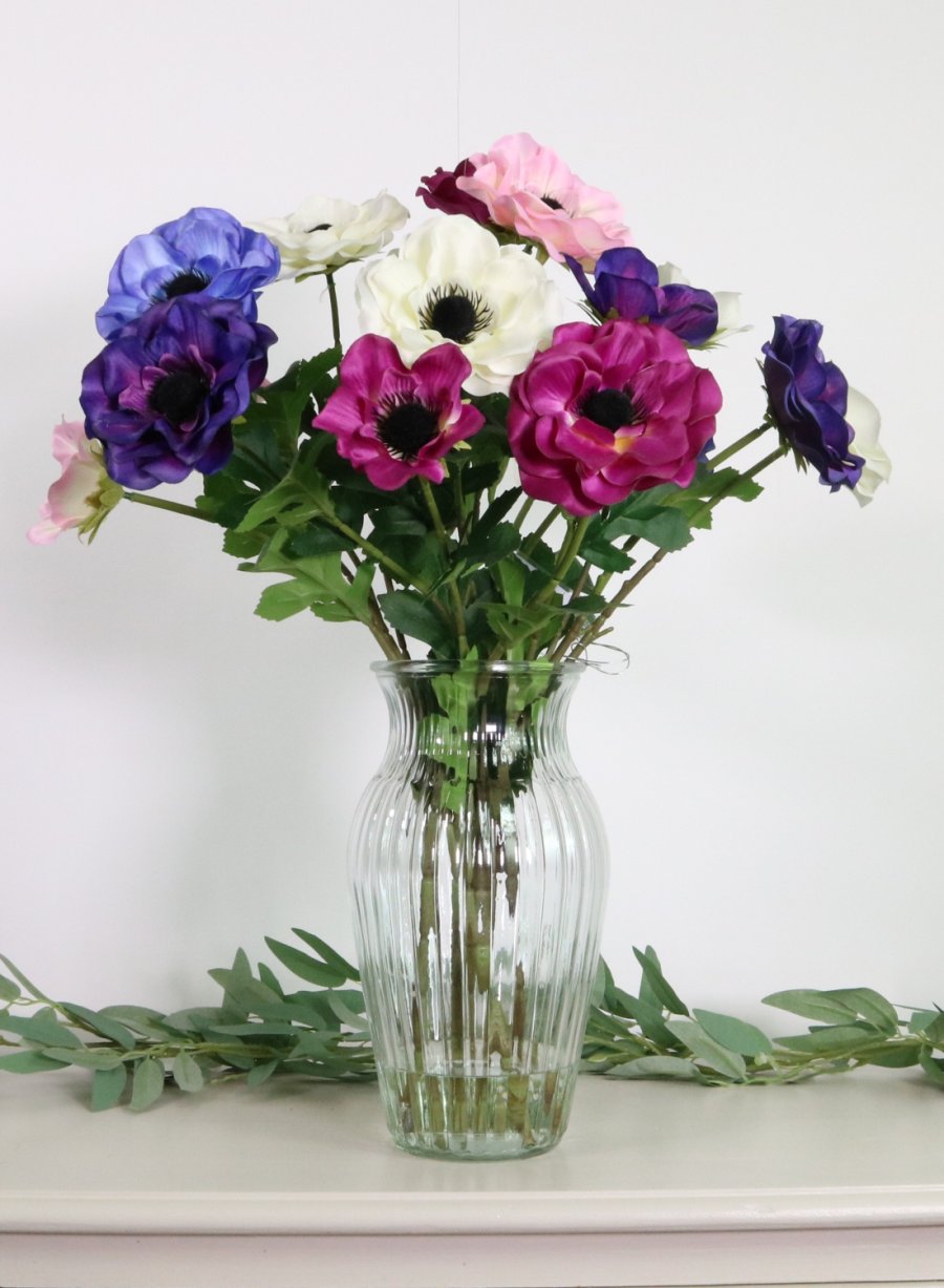 Anemone Arrangement In Darcy Vase